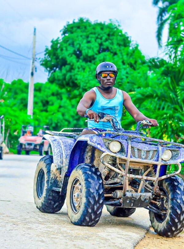 Guided ATV tour exploring rugged terrain and scenic vistas